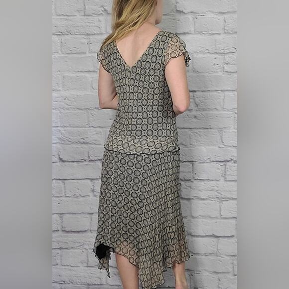 Vintage 90's Jonathan Martin drop wasit silk dress - Picture 3 of 7